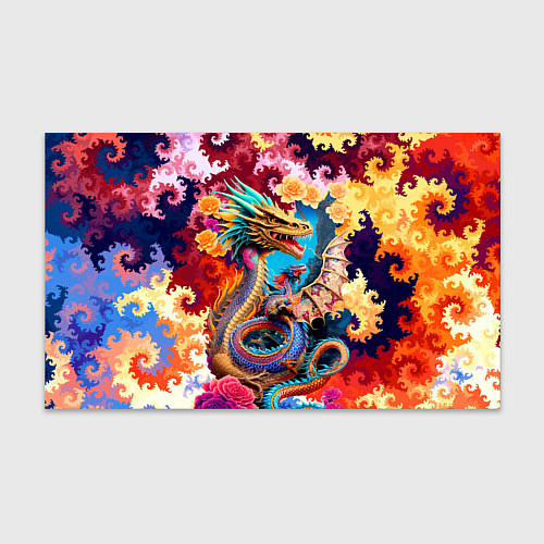 Бумага для упаковки Japan dragon - irezumi - tattoo - art / 3D-принт – фото 1