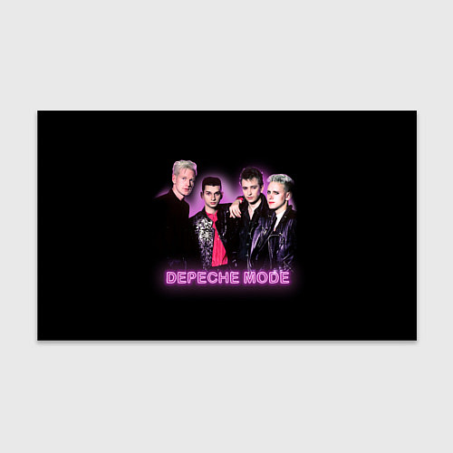 Бумага для упаковки 80s Depeche Mode neon / 3D-принт – фото 1