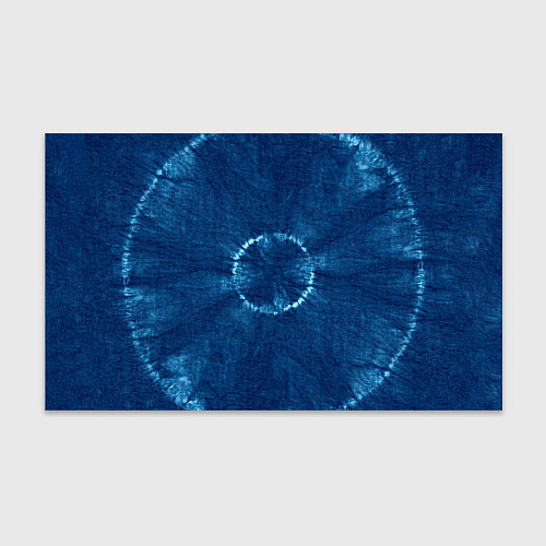 Бумага для упаковки Синий круг тай-дай / 3D-принт – фото 1