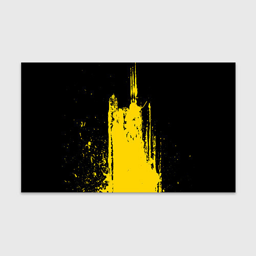 Бумага для упаковки Фонтан бурлящей желтой краски / 3D-принт – фото 1
