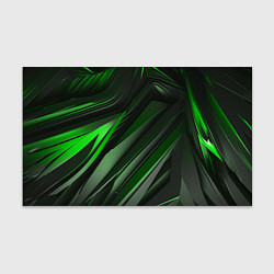 Бумага для упаковки Green black abstract, цвет: 3D-принт