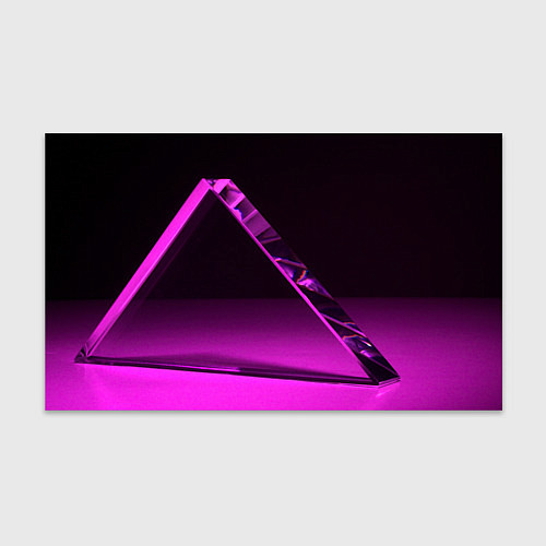 Бумага для упаковки Фиолетовая мрачная геометрическая фигура / 3D-принт – фото 1