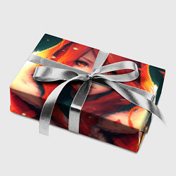 Бумага для упаковки Рыжая девушка-лиса, цвет: 3D-принт — фото 2