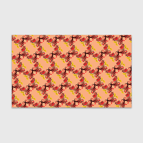 Бумага для упаковки Абстрактный винтажный растительный орнамент / 3D-принт – фото 1