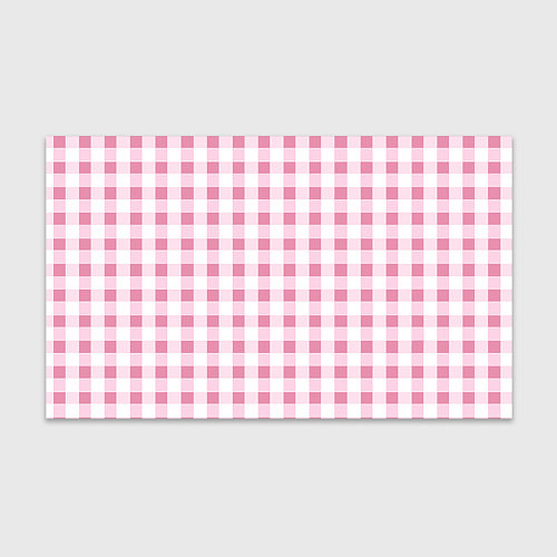 Бумага для упаковки Барби-розовый: клетка / 3D-принт – фото 1