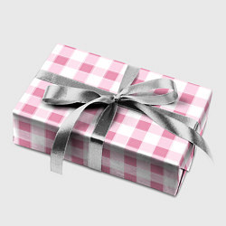 Бумага для упаковки Барби-розовый: клетка, цвет: 3D-принт — фото 2