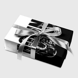 Бумага для упаковки Boxing чёрно-белое, цвет: 3D-принт — фото 2