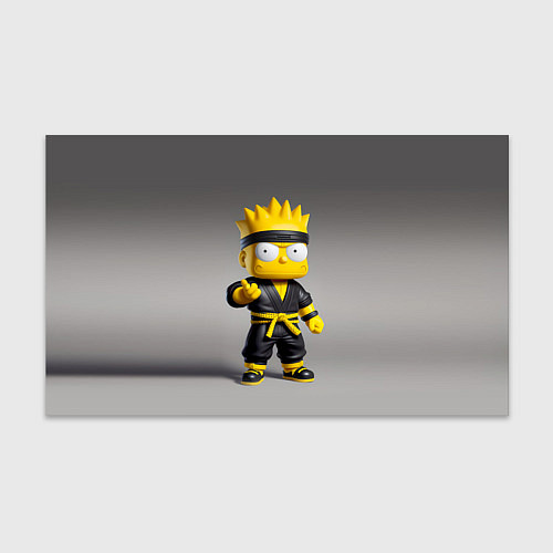 Бумага для упаковки Bart Simpson - ninja - Japan / 3D-принт – фото 1