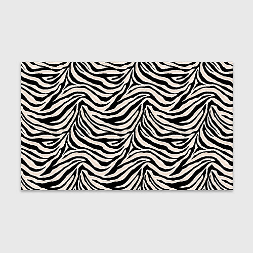 Бумага для упаковки Полосатая шкура зебры, белого тигра / 3D-принт – фото 1