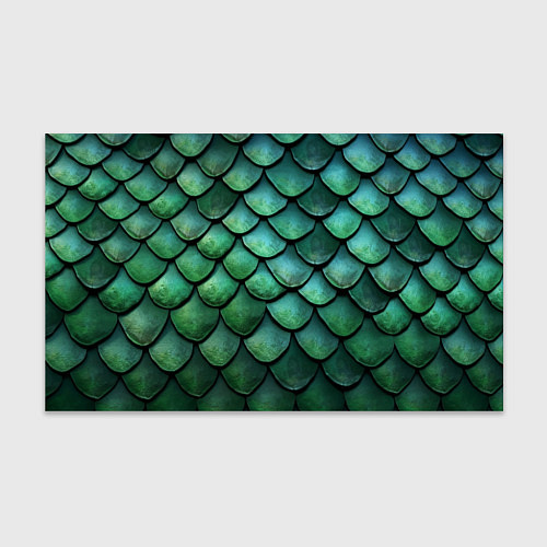 Бумага для упаковки Чешуя зелёного дракона / 3D-принт – фото 1