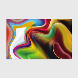 Бумага для упаковки Rainbow waves, цвет: 3D-принт