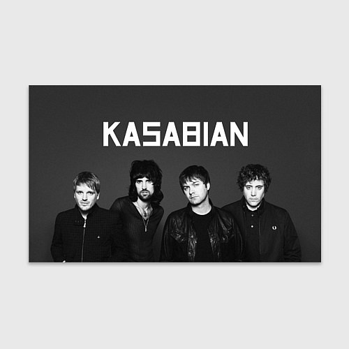 Бумага для упаковки Kasabian все участники / 3D-принт – фото 1