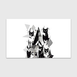 Бумага для упаковки Абстрактные коты, цвет: 3D-принт