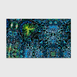 Бумага для упаковки Мозаичный узор в синих и зеленых тонах, цвет: 3D-принт