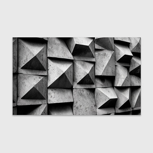 Бумага для упаковки Каменная оптическая иллюзия / 3D-принт – фото 1