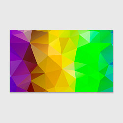Бумага для упаковки Жёлто-зелёная геометрия, цвет: 3D-принт