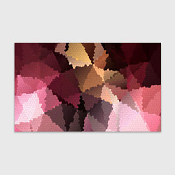 Бумага для упаковки Мозаика в коричнево-розовых тонах