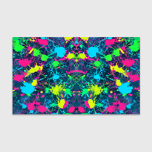 Бумага для упаковки Colorful blots - expressionism - vogue / 3D-принт – фото 1