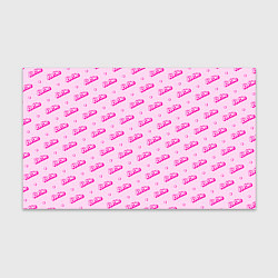 Бумага для упаковки Паттерн - Барби и сердечки, цвет: 3D-принт
