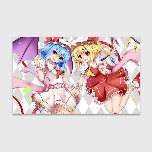 Бумага для упаковки Touhou Project Remilia and Flandre Scarlet / 3D-принт – фото 1