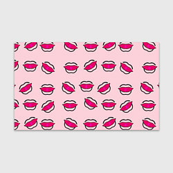 Бумага для упаковки Силуэт губы, цвет: 3D-принт