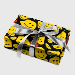 Бумага для упаковки Смайлик сохраняй спокойствие, цвет: 3D-принт — фото 2