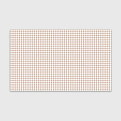 Бумага для упаковки Шахматка бело-бежевый, цвет: 3D-принт