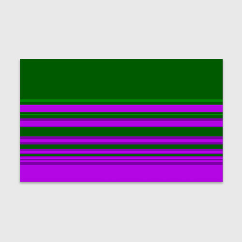 Бумага для упаковки Зелено-фиолетовый узор в полоску / 3D-принт – фото 1