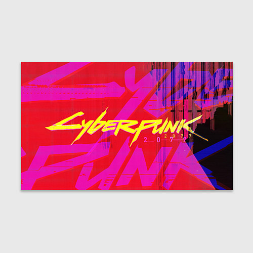 Бумага для упаковки Cyberpunk 2077 phantom liberty logo / 3D-принт – фото 1