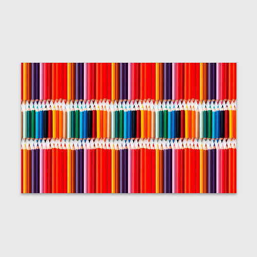 Бумага для упаковки Заточенные цветные карандаши / 3D-принт – фото 1
