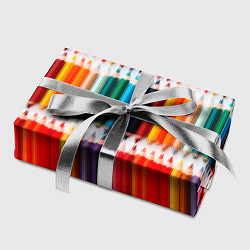 Бумага для упаковки Заточенные цветные карандаши, цвет: 3D-принт — фото 2