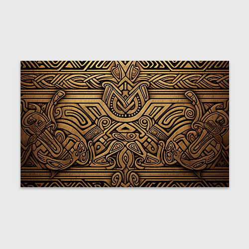 Бумага для упаковки Орнамент в стиле викингов / 3D-принт – фото 1