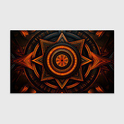 Бумага для упаковки Орнамент в африканском стиле на тёмном фоне, цвет: 3D-принт