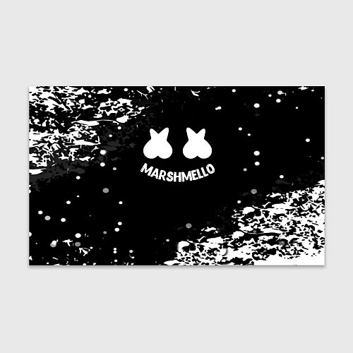 Бумага для упаковки Marshmello splash / 3D-принт – фото 1