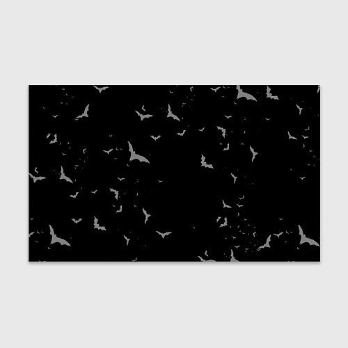 Бумага для упаковки Летучие мыши на черном небе / 3D-принт – фото 1