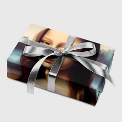 Бумага для упаковки Нейросеть - азиатская Мона Лиза, цвет: 3D-принт — фото 2