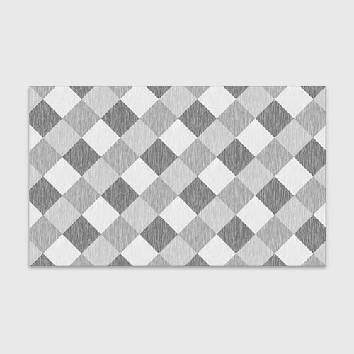 Бумага для упаковки Серый плед геометрический узор с текстурой / 3D-принт – фото 1