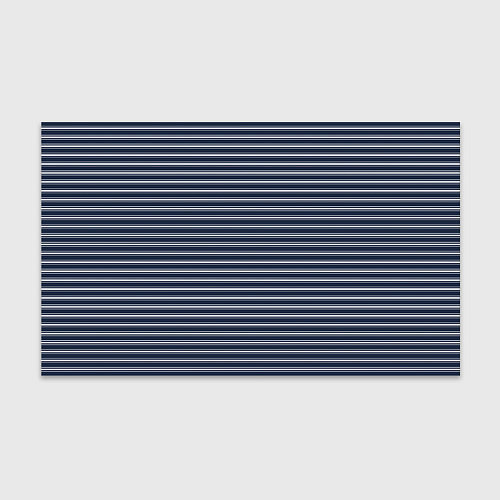 Бумага для упаковки Тёмно-синий в полоску / 3D-принт – фото 1