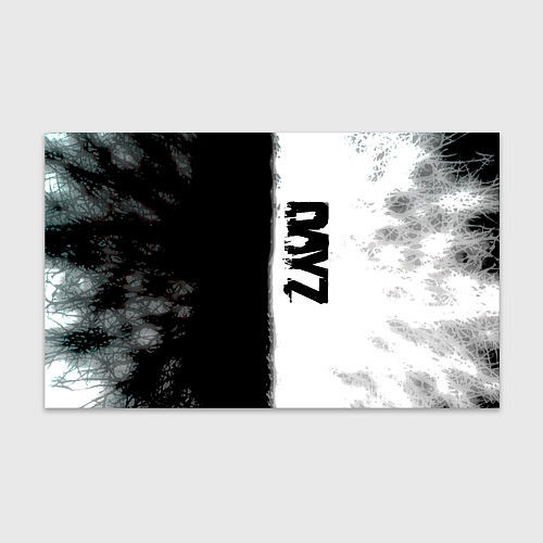 Бумага для упаковки Dayz черно белый ужас / 3D-принт – фото 1