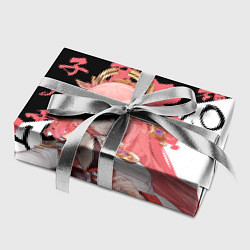 Бумага для упаковки Яэ Мико иероглифы - Геншин Импакт, цвет: 3D-принт — фото 2