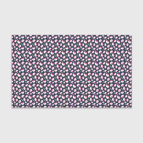 Бумага для упаковки Розовый пионы на сером фоне / 3D-принт – фото 1