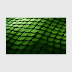 Бумага для упаковки Зеленая чешуя змеи, цвет: 3D-принт