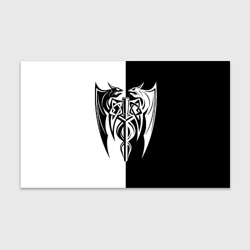 Бумага для упаковки Демоны - кельтика / 3D-принт – фото 1