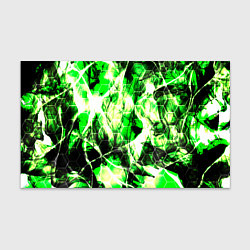 Бумага для упаковки Зелёные узоры джунгли, цвет: 3D-принт