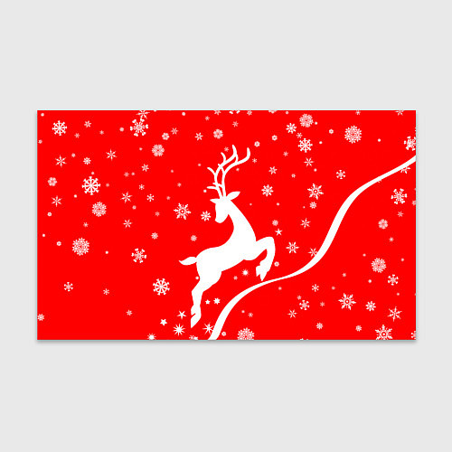 Бумага для упаковки Christmas deer / 3D-принт – фото 1