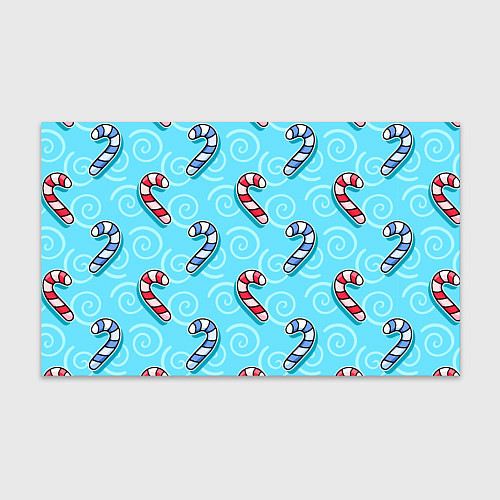 Бумага для упаковки Новогодний леденец трость / 3D-принт – фото 1