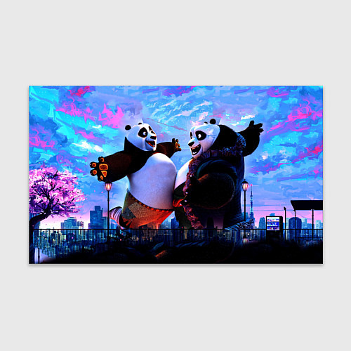 Бумага для упаковки Кунг-фу Панда Friend / 3D-принт – фото 1