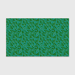 Бумага для упаковки Зелёный мозаичный паттерн, цвет: 3D-принт