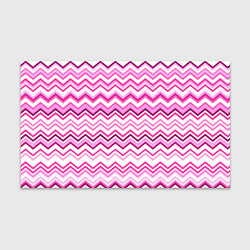 Бумага для упаковки Ломаные полосы бело-розовый, цвет: 3D-принт