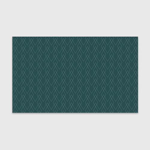 Бумага для упаковки Зелёный геометричные линии / 3D-принт – фото 1